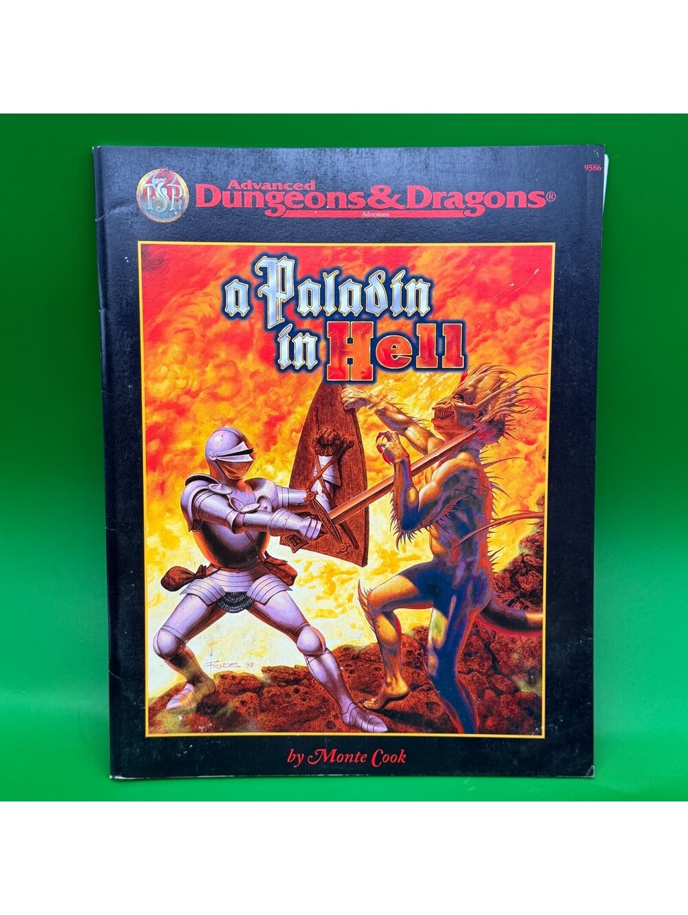 Vintage A Paladin in Hell Dungeons and Dragons Manual Book